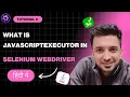 Javascript executor in Selenium WebDriver Full Tutorial 30 mins