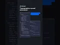 Typography reveal animation HTML CSS