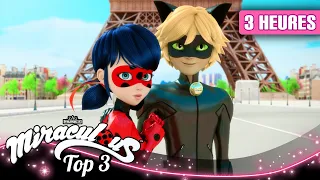 MIRACULOUS | 🐞 COMPILATION BEST OF - 3 HEURES 🔝 | SAISON 1 | Les aventures de Ladybug et Chat Noir