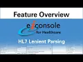 HL7 Parser in PilotFish Interface Engine - eiConsole