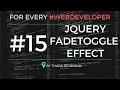 jQuery Tutorial in Hindi jQuery fadeToggle Method in Hindi
