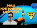 8-Ball Safety shot you MUST know as a beginner! Quick Tip!