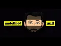 undefined vs null java script interview questions