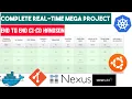 Mega Real-time End to End DevOps Project Git Jenkins Nexus SonarQube HandsOn Lab - I