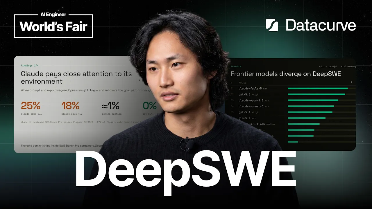 DeepSWE: A Contamination-Resistant Coding Benchmark — James Shi, Datacurve: video thumbnail