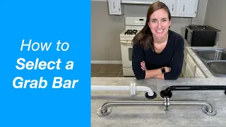 How to Select a Grab Bar for your Bathroom Shower or Toilet Standard vs Designer