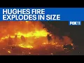 Download Lagu Hughes Fire forces evacuations in Castaic