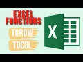 Excel Magic Revealed Master TOROW TOCOL Functions for Data Transformation NEW