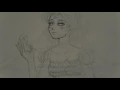 Drawing Serenity / Sailor Moon! Part 2: Inking (Soft-Spoken Art ASMR)