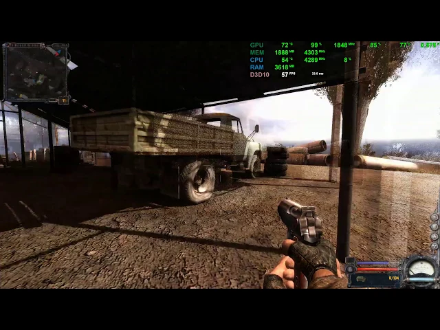 S.T.A.L.K.E.R  Clear Sky Screen Space Ray Tracing  1440p + GTX 1070ti
