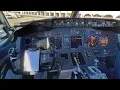 Boeing 737-800 TCAS Weather Radar Test REAL COCKPIT Boeing 737 Cockpit View 4K