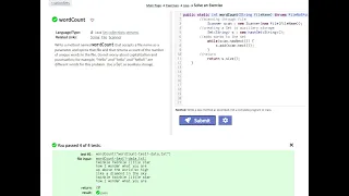 Java CodeStepByStep wordCount set collections streams string file scanner