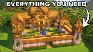 Minecraft: How to Build the Ultimate Starter House | Tutorial🏠