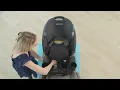 How to install the Graco 4Ever DLX Grad in rear-facing mode using Lower Anchor attachment