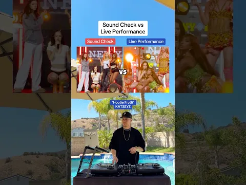 Sound Check vs Live Performance: “Hootie Frutti” by KATSEYE 😳