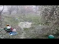 May 9 2020 snow squall in Goshen NY