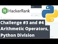 Hakerrank Python Challenge - Arithmetic Operators Challenge