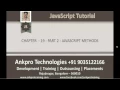 JavaScript for beginners - Chapter 19
