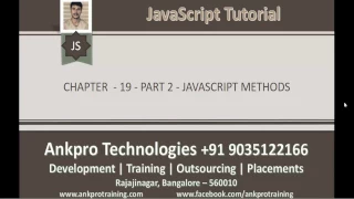JavaScript for beginners - Chapter 19