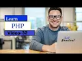 -32 How to learn PHP Language for beginners PHP Tutorial Practical full project