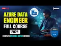 Azure Data Engineer Full Course 2025 Azure Data Factory Tutorial For Beginners Intellipaat