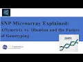 SNP Microarray Explained Affymetrix vs Illumina and the Future of Genotyping