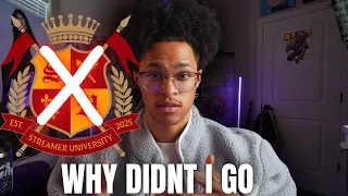 WHY TRACY DIDNT APPLY TO STREAMER UNIVERSITY