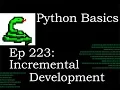Python Basics Incremental Development