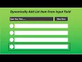 Dynamically Add Input Fields in JavaScript Create Element JavaScript Appendchild JavaScript Urdu