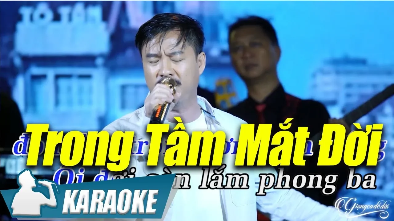 Trong Tầm Mắt Đời Karaoke Quang Lập (Tone Nam) | Nhạc Vàng Bolero Karaoke