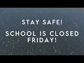 Forney ISD Closed Friday Jan 10 2025