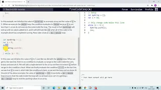 Lesson 100 - iterate with javascript do while loop