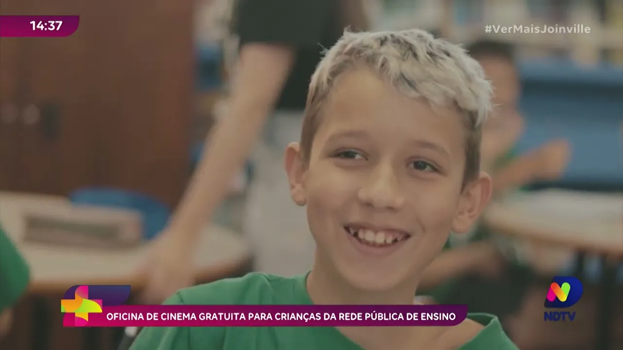Cinema na escola: projeto pioneiro ensina cineastas mirins em Joinville