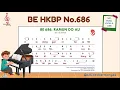 BE 686 | RAMUN DO AU | Not, Musik, Lirik \u0026 Vocal | Buku Ende HKBP Nomor 686