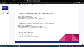 Part 4 Adding a default constraint in sql