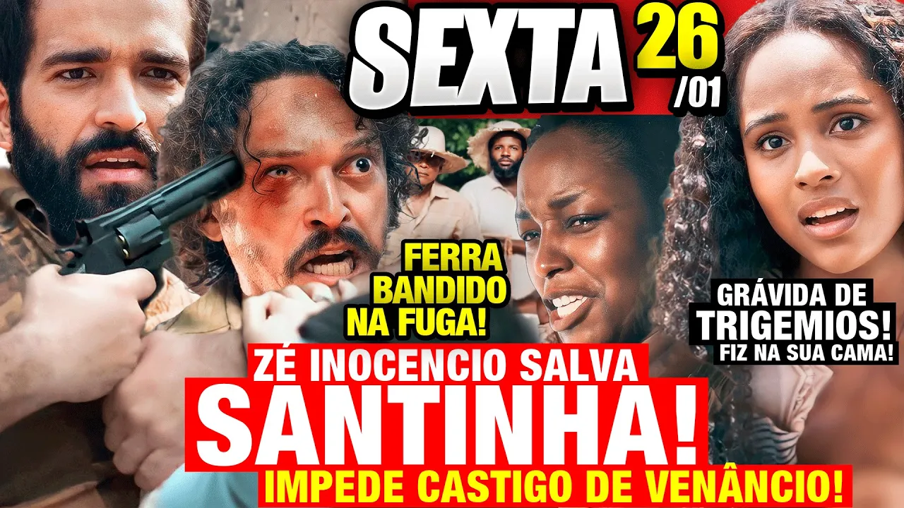 RENASCER - Capítulo de hoje 26/01 SEXTA - Resumo Completo da Novela Renascer Hoje 26/01/24
