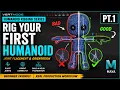 Rig Your First Humanoid in Maya Pt 1 - Joint Placement Orientation
