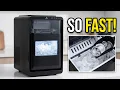 Kismile Crescent-Shaped Ice Maker Countertop 16pcs