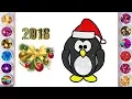 Animals Coloring Book - How To Draw A Cute Penguin Coloring Pages For Kids To Print