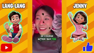 Langlang and Jenny's funny compilation. #funny #comedyvideos