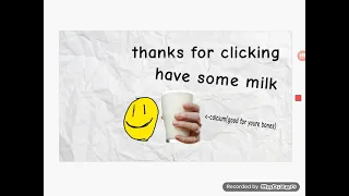 MILK have some HOLY MILK