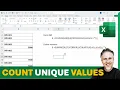 Count Unique Values Excel Count Distinct Values Excel