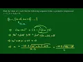 Geometric Sequences The Geometric Mean