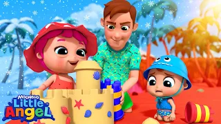 Summer vs Winter 🥵🥶 | Little Angel | Fun Kids Songs | Nursery Rhymes