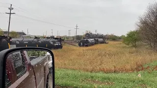 shows tankers carrying ethanol derailing in Fairmont Minnesota FOX 9 KMSP