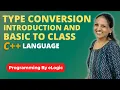 Type Conversion In C Basic To Class type conversion eLogic Classes