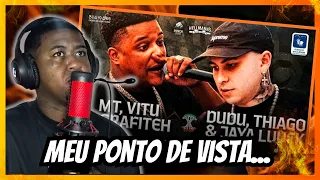 Jhony REACT - DUDU, THIAGO E JAYA LUCK X MT, VITU E GRAFITEH - Primeira Fase ( Que Round Disputado🔥)