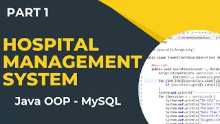 Hospital Management System using Java Object Oriented Programming OOP Part 1