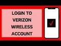 How To Login To Verizon Wireless Account 2026 Verizon Wireless Sign In
