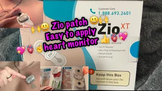 Zio patch heart monitor how to apply on yourself